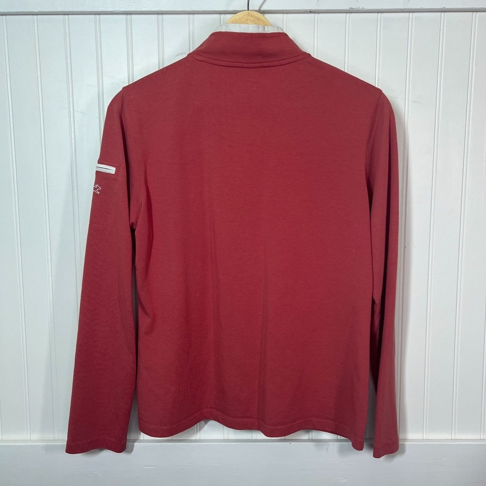 Horny Toad Sweater Gorpcore Long Sleeve Scarlet Logo Pullover Pocket Activewear - Picture 3 of 10